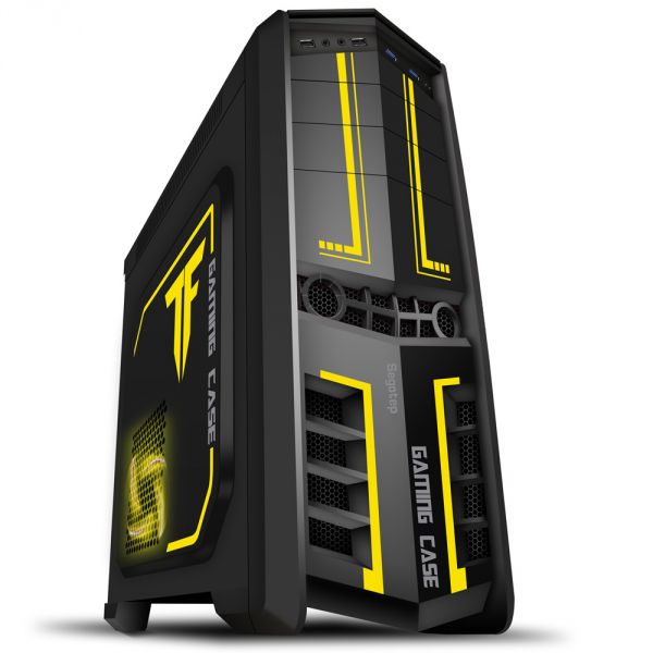 Segotep Chariot TF Mid Tower Gaming Computer Case Support ATX M